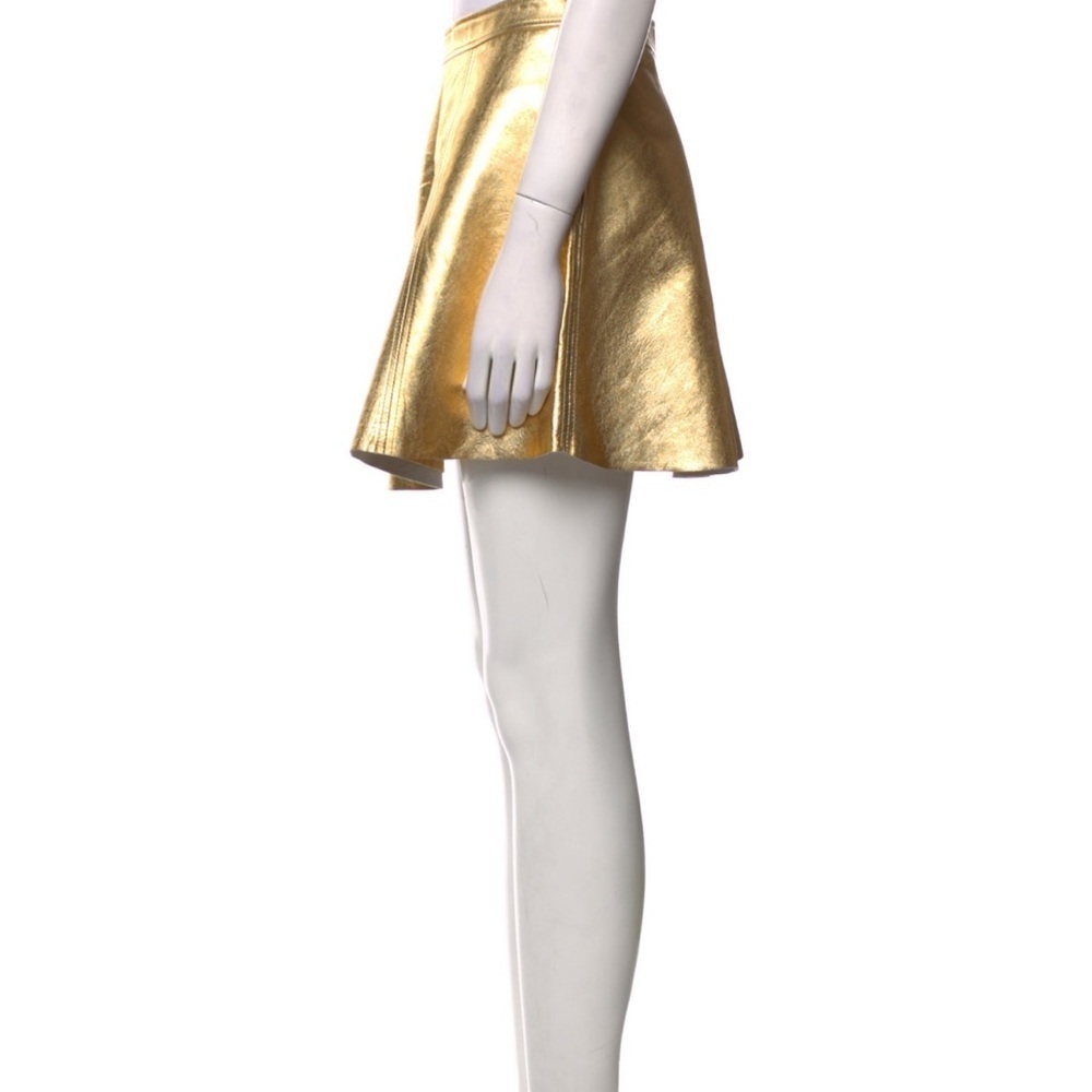 Loveshackfancy gold miniskirt - Picture 2 of 2